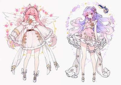 動(dòng)漫少女華麗禮服設(shè)計(jì)素材鑒賞與靈感分享